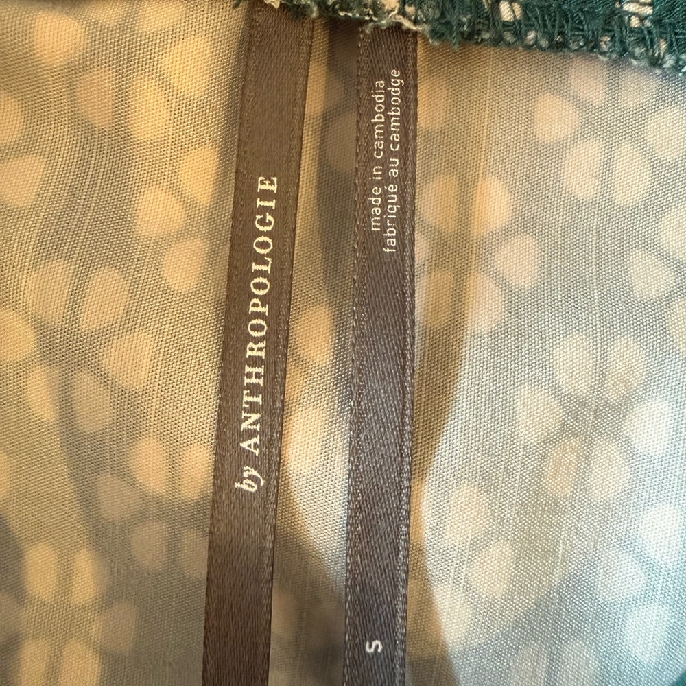 Anthropologie Square Neck Tiered Ruffle Dress - image 7